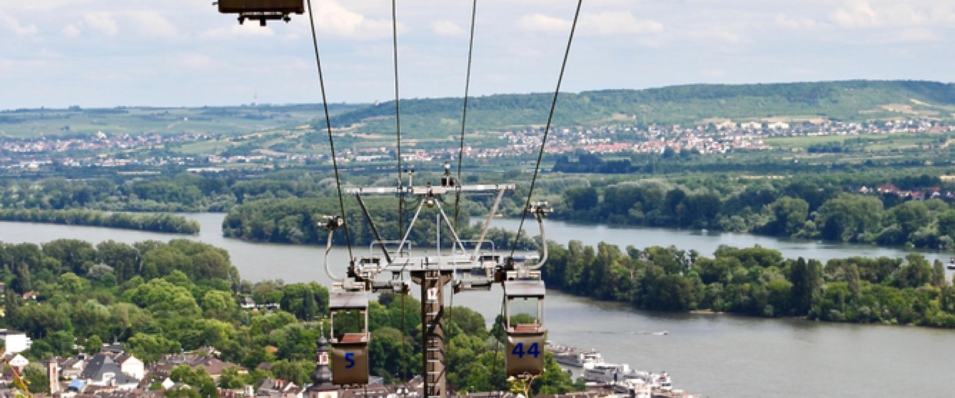 Rüdesheim Seilbahn zum Niederwald Denkmal