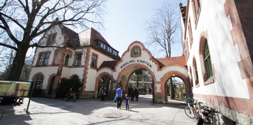 Leipzig Zoo Historischer Eingangsbereich 
