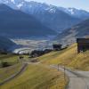 Pass Thurn, mit Blick auf Wiesen, Wälder und Berge