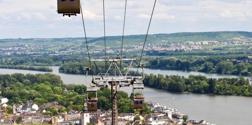 Rüdesheim Seilbahn zum Niederwald Denkmal