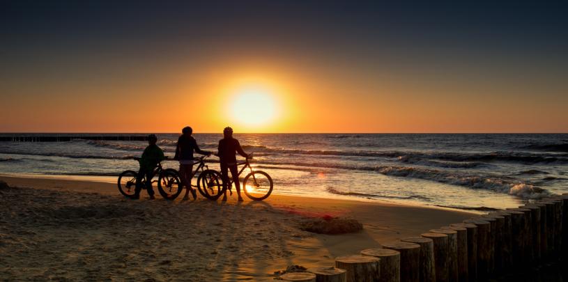 Sonnenuntergang bei Binz 