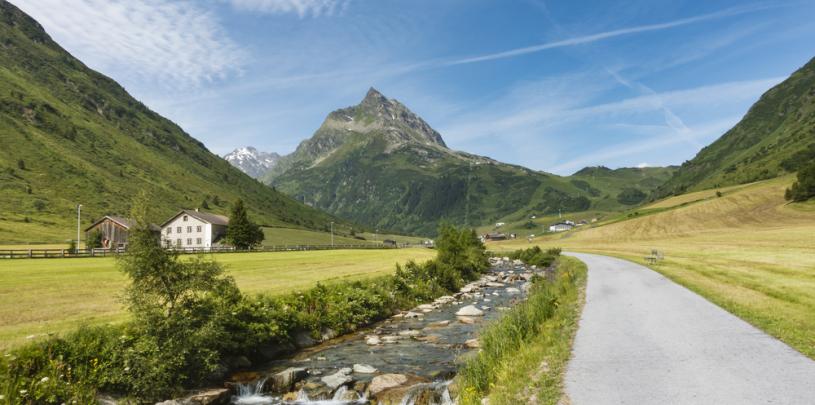 Fluß Trisanna 