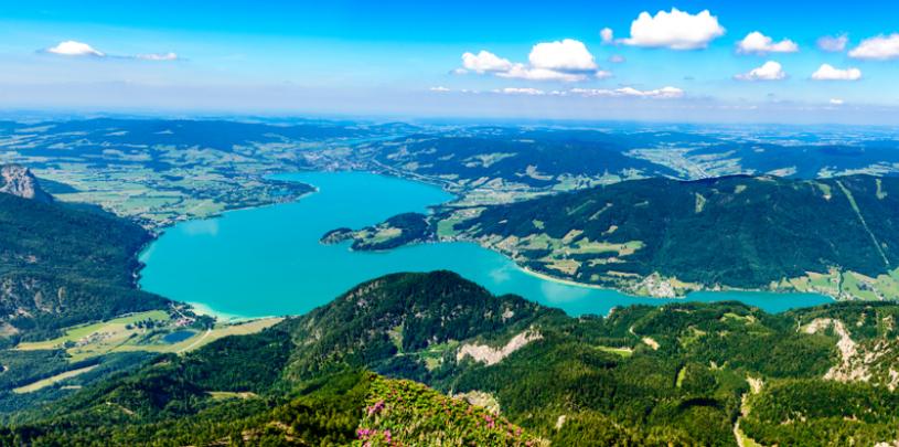 Mondsee Luftaufnahme 