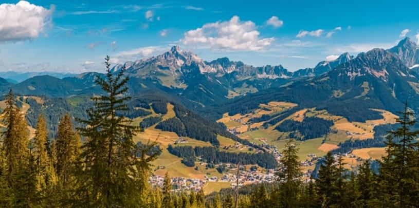 Blick auf den Rossnbrand