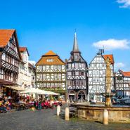 Der Marktplatz von Fritzlar