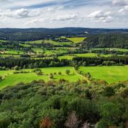 Blick von Altenberg im Erzgebirge 