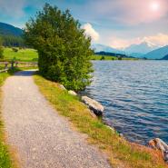 Reschensee Fahrradweg 