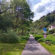 Radweg an der Saale 